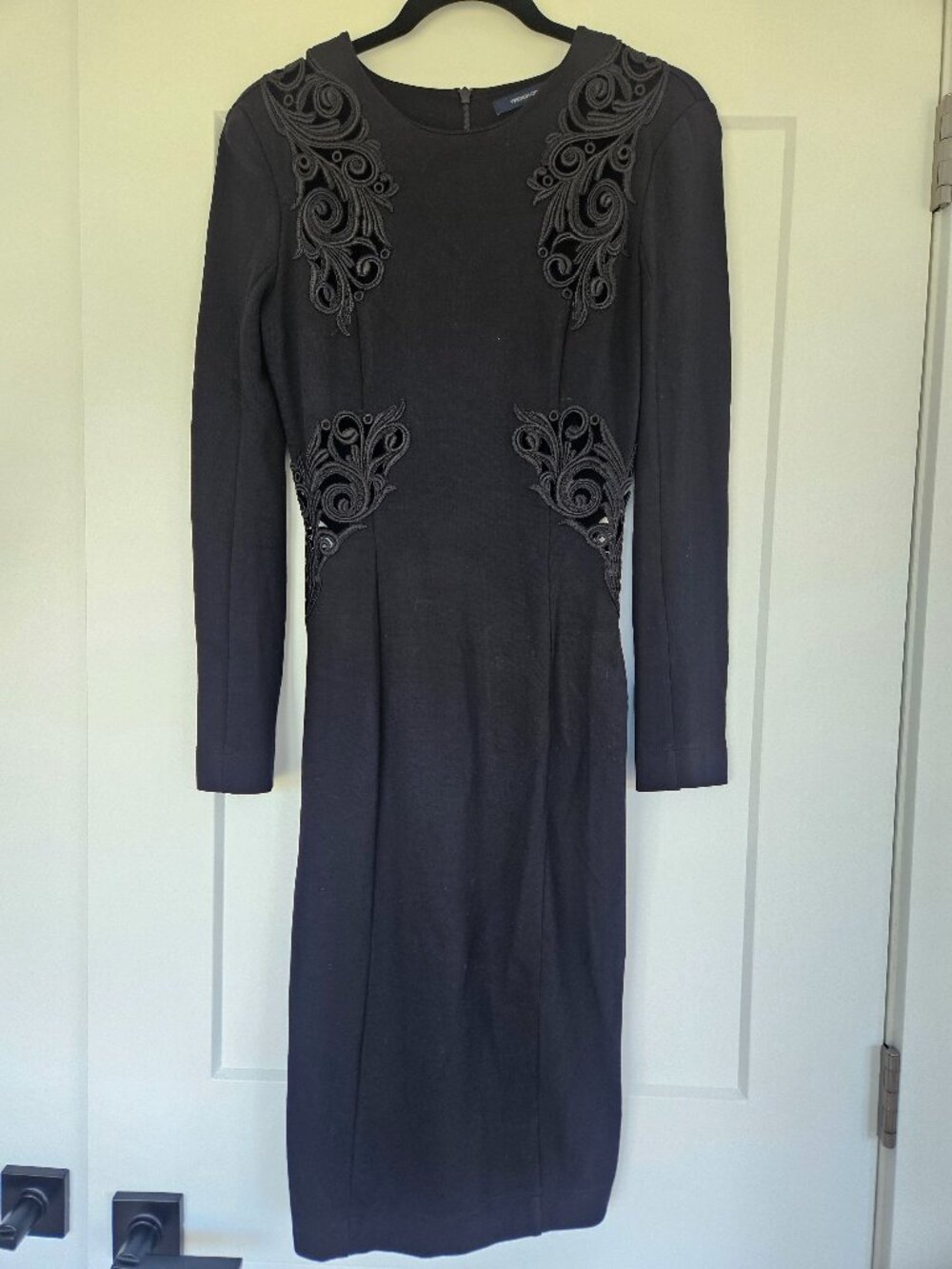 Black dress with detail